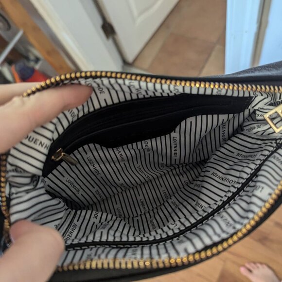 Louenhide Baby Daisy Crossbody Vegan Leather Bag | Black | Brand New, Never Used - Picture 7 of 8